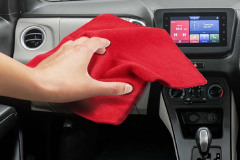 red-large-towel